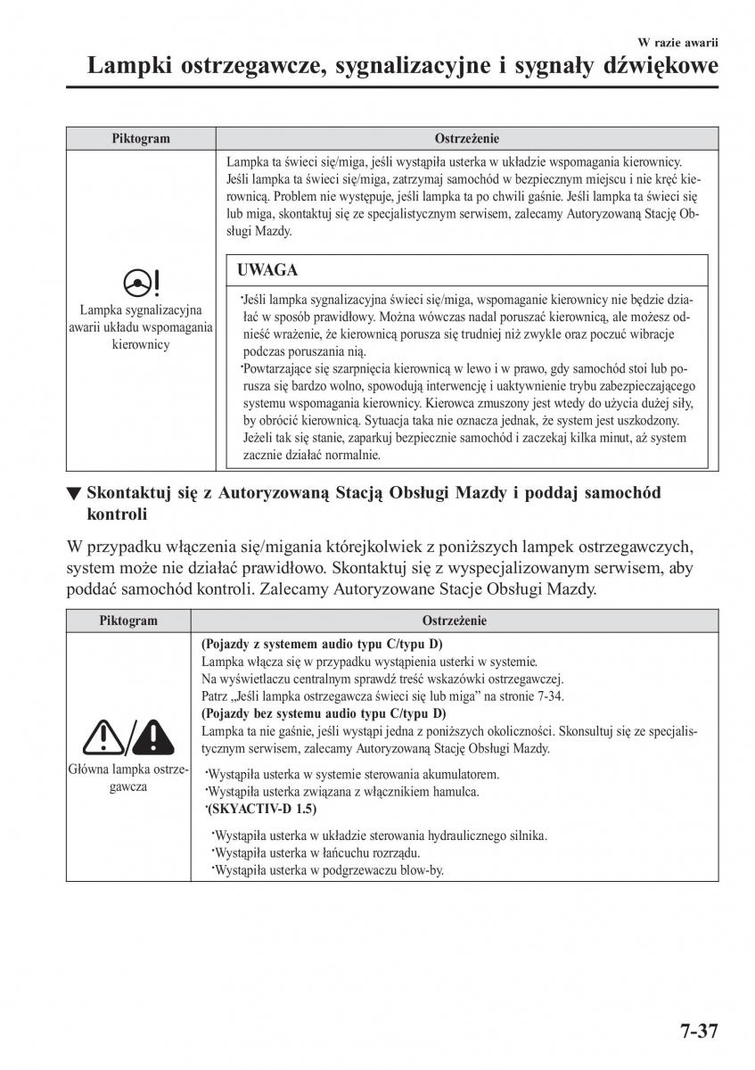 Mazda 2 Demio instrukcja obslugi / page 592