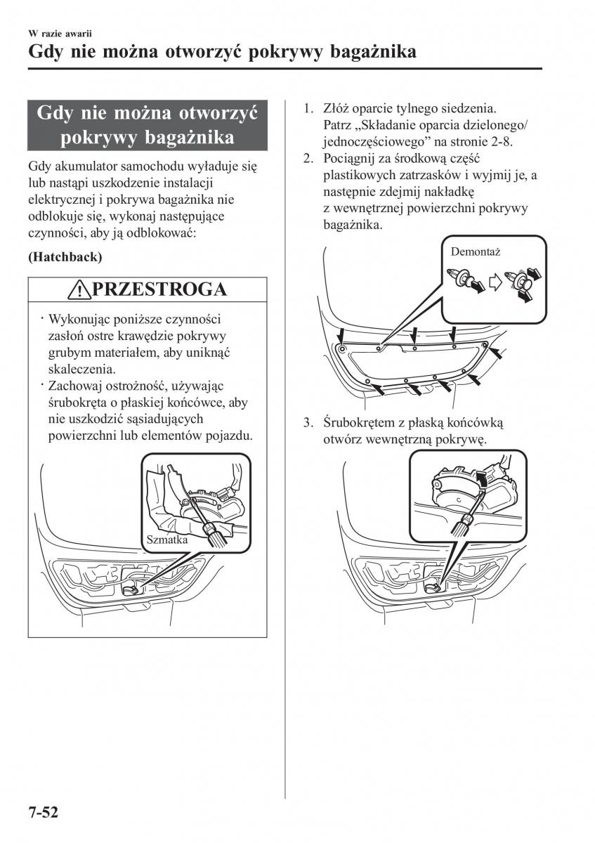 Mazda 2 Demio instrukcja obslugi / page 607