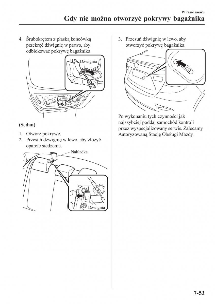 Mazda 2 Demio instrukcja obslugi / page 608