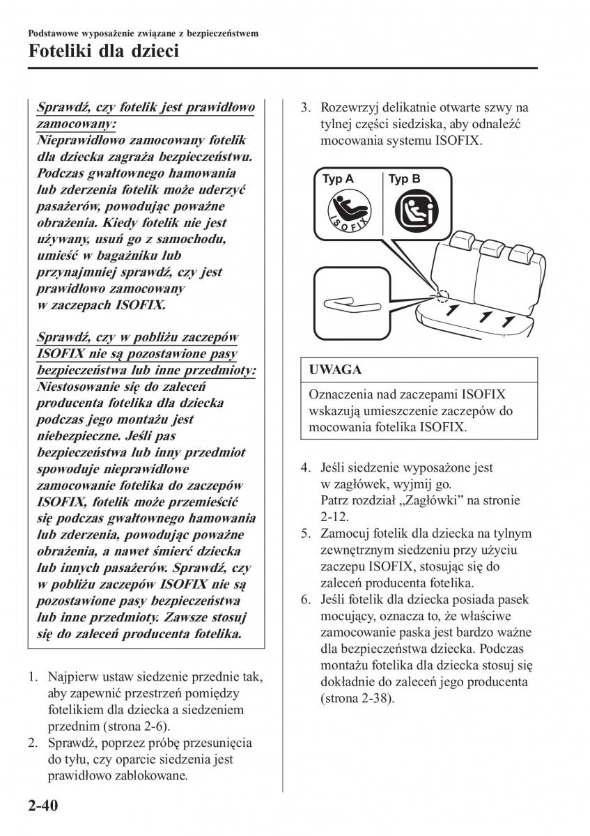 Mazda 2 Demio instrukcja obslugi / page 61