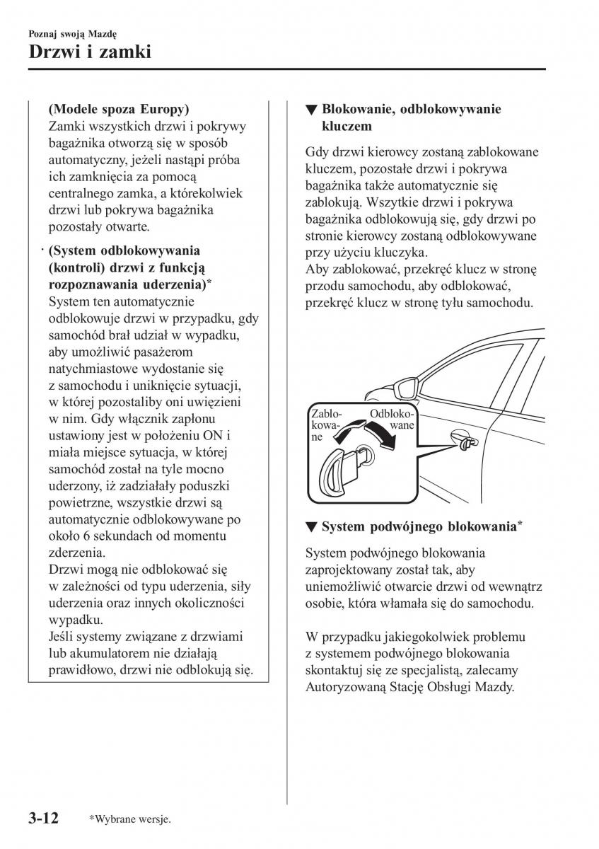 Mazda 2 Demio instrukcja obslugi / page 95