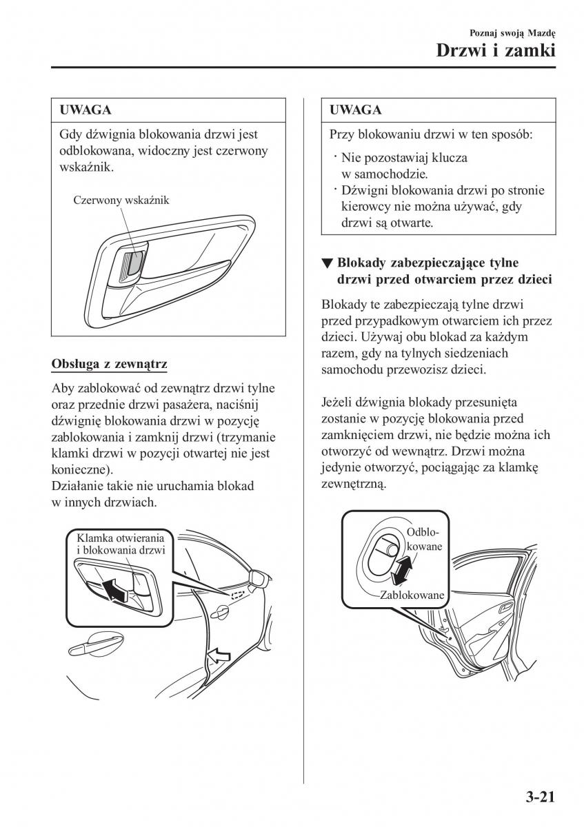 Mazda 2 Demio instrukcja obslugi / page 104