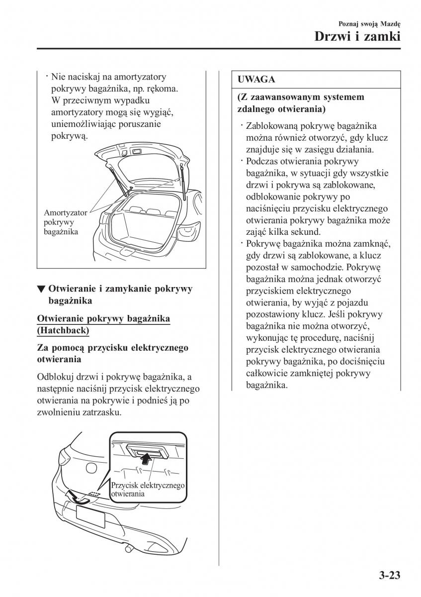 Mazda 2 Demio instrukcja obslugi / page 106