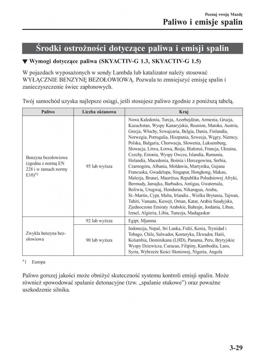 Mazda 2 Demio instrukcja obslugi / page 112