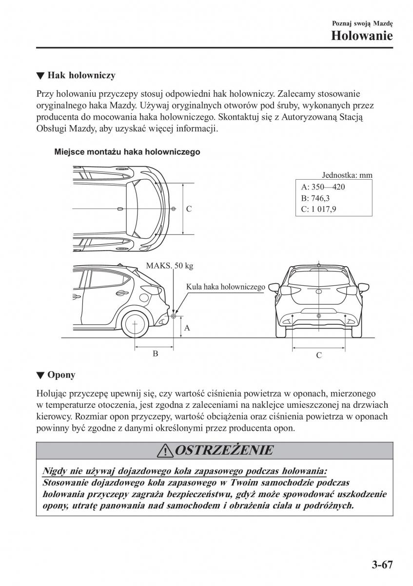 Mazda 2 Demio instrukcja obslugi / page 150