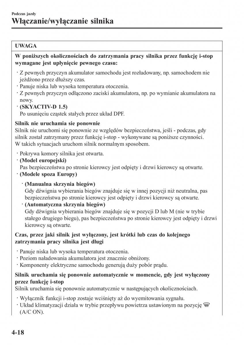 Mazda 2 Demio instrukcja obslugi / page 171