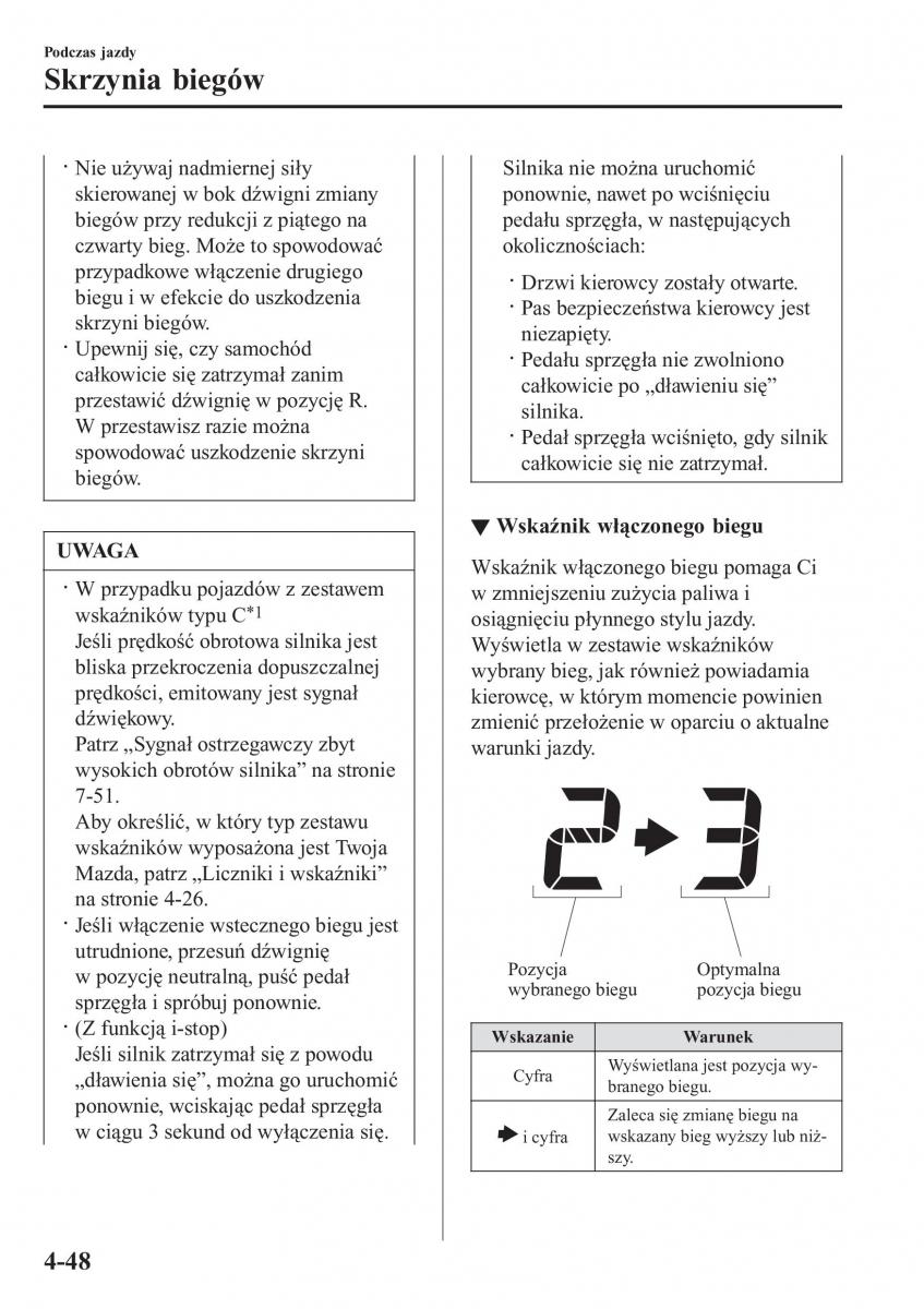 Mazda 2 Demio instrukcja obslugi / page 201