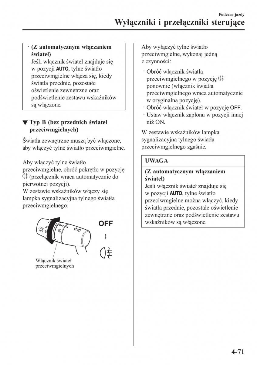 Mazda 2 Demio instrukcja obslugi / page 224