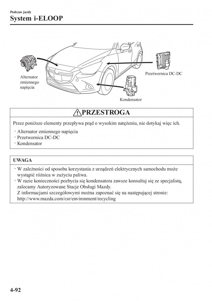 Mazda 2 Demio instrukcja obslugi / page 245