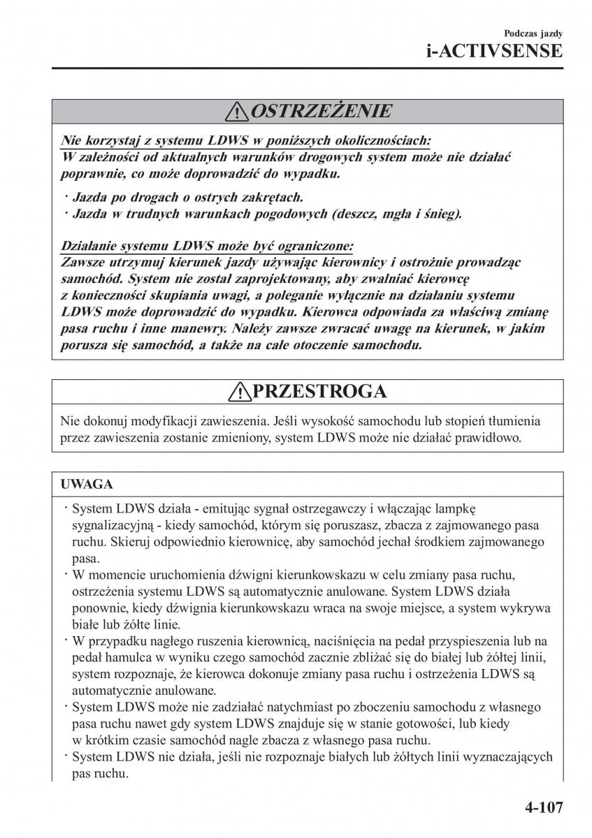 Mazda 2 Demio instrukcja obslugi / page 260