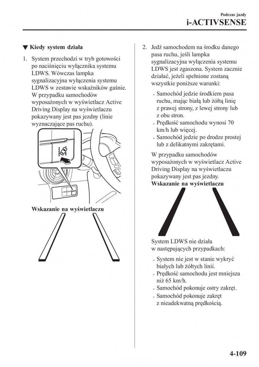 Mazda 2 Demio instrukcja obslugi / page 262