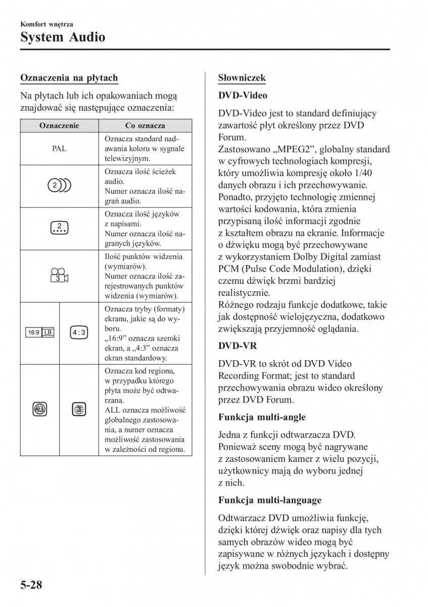 Mazda 2 Demio instrukcja obslugi / page 343