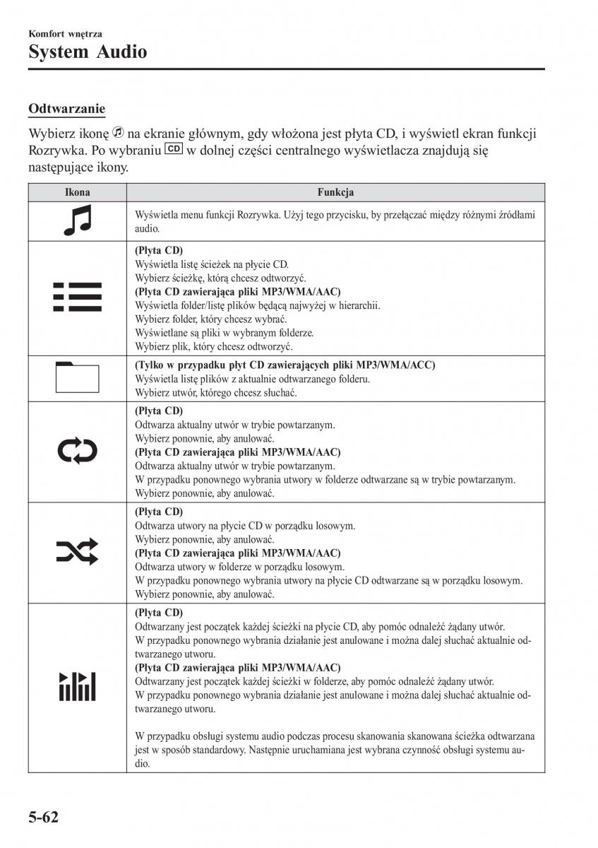 Mazda 2 Demio instrukcja obslugi / page 377