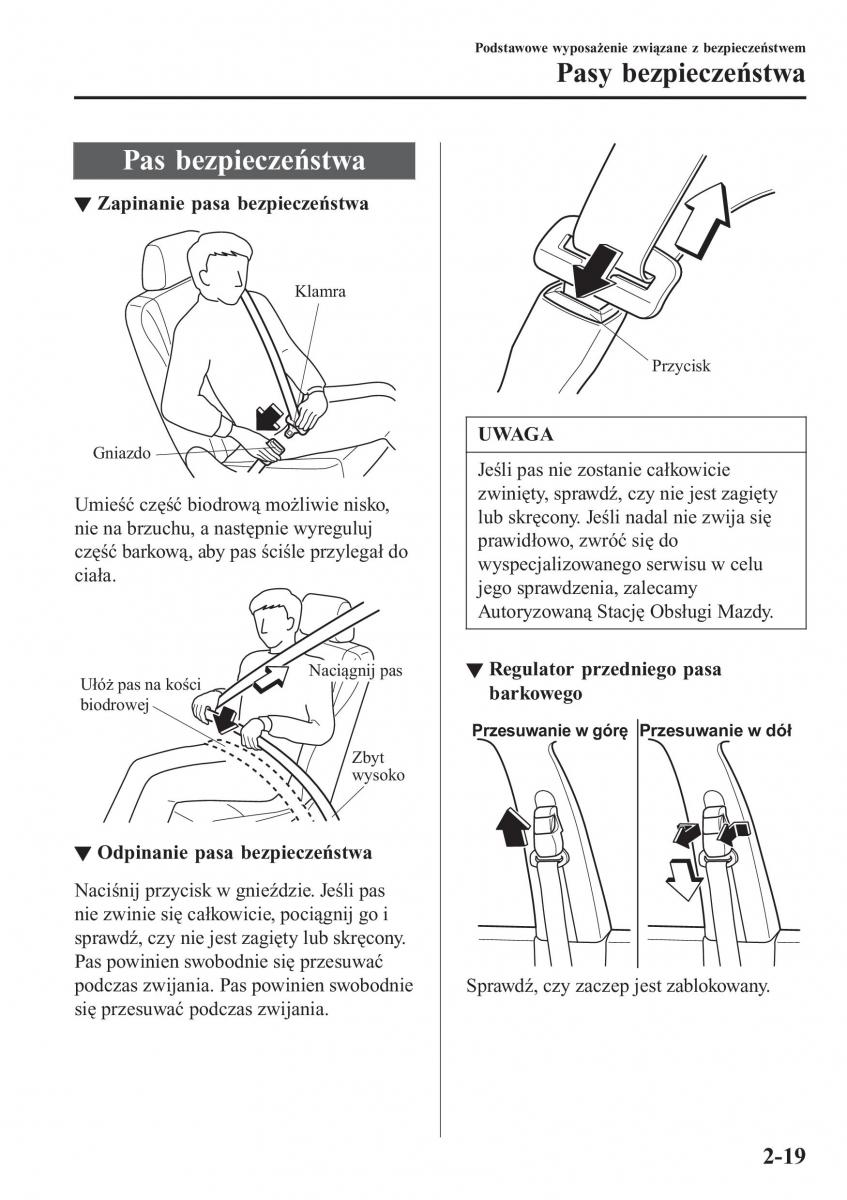 Mazda 2 Demio instrukcja obslugi / page 40