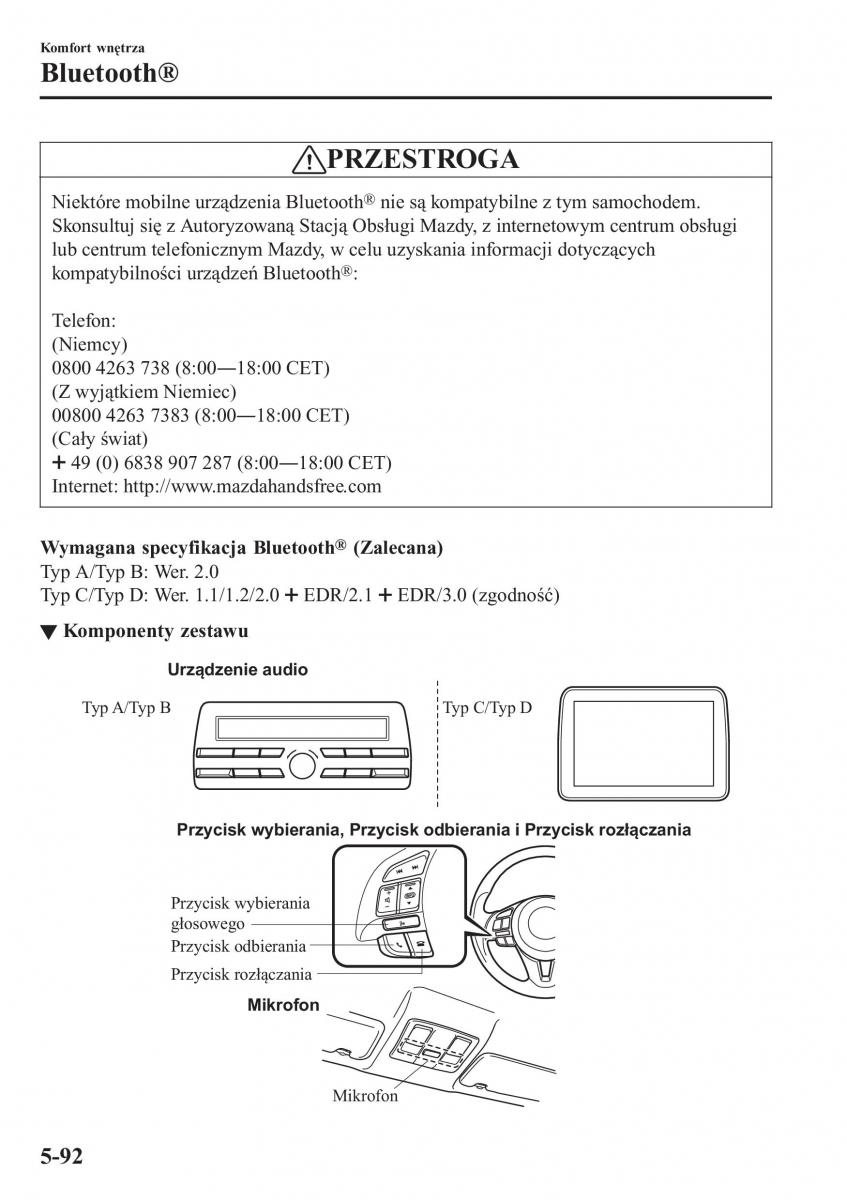 Mazda 2 Demio instrukcja obslugi / page 407