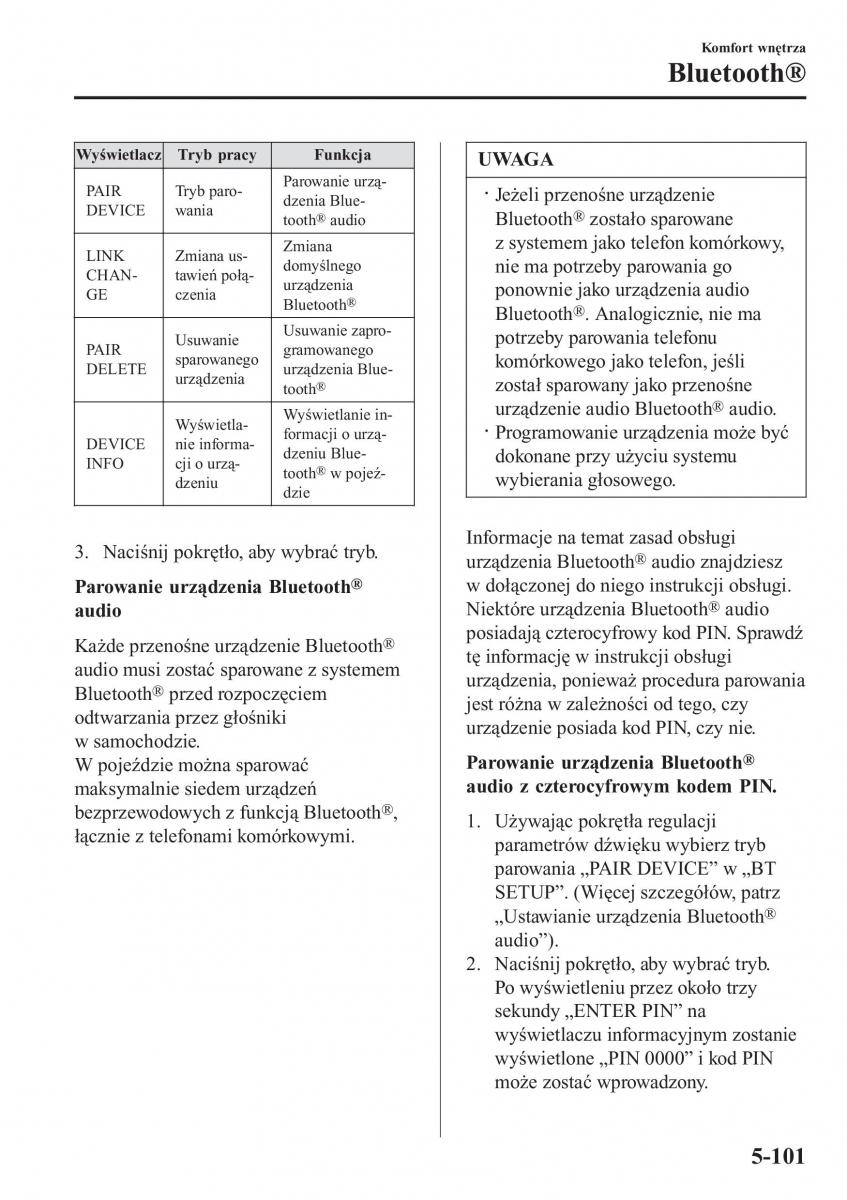 Mazda 2 Demio instrukcja obslugi / page 416