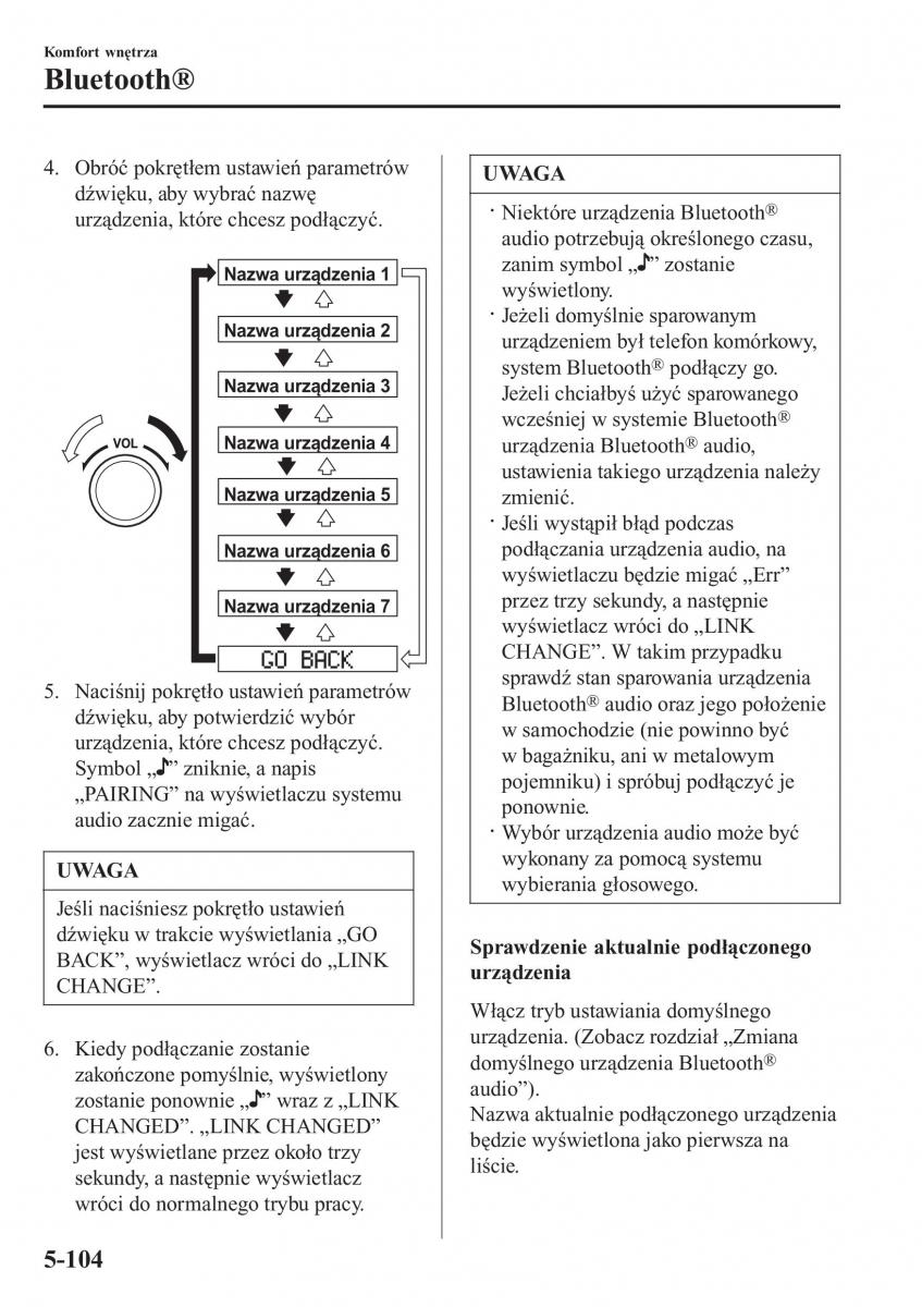 Mazda 2 Demio instrukcja obslugi / page 419