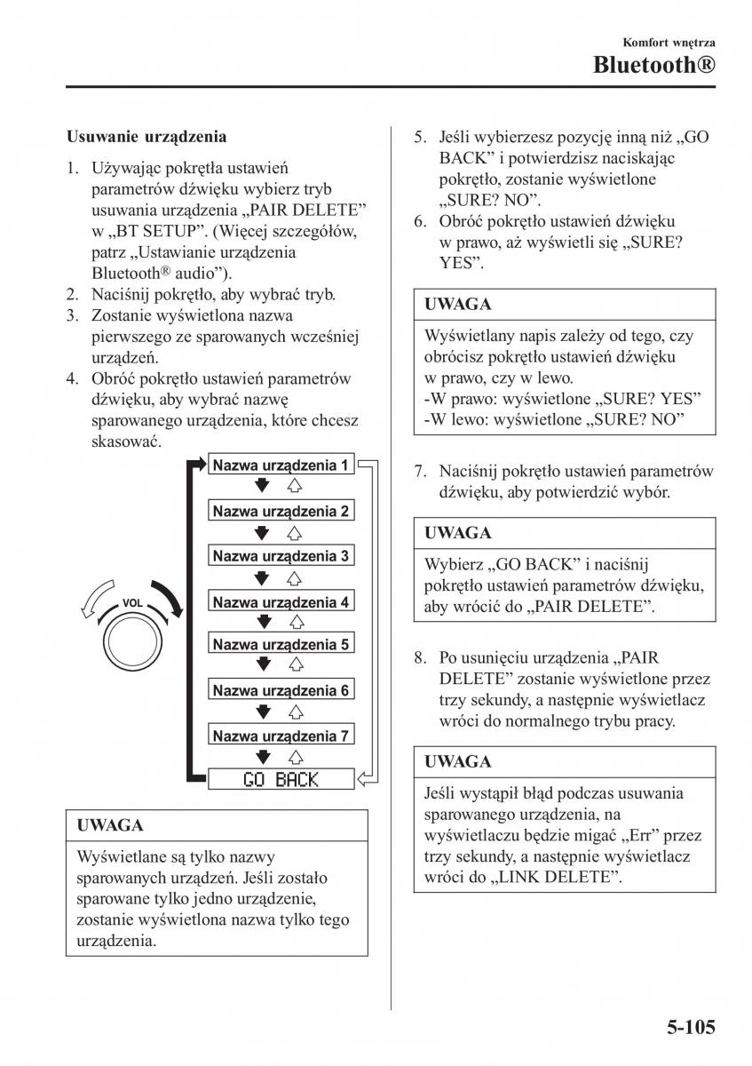 Mazda 2 Demio instrukcja obslugi / page 420