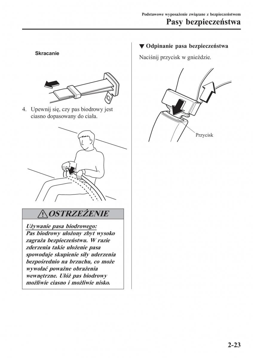 Mazda 2 Demio instrukcja obslugi / page 44