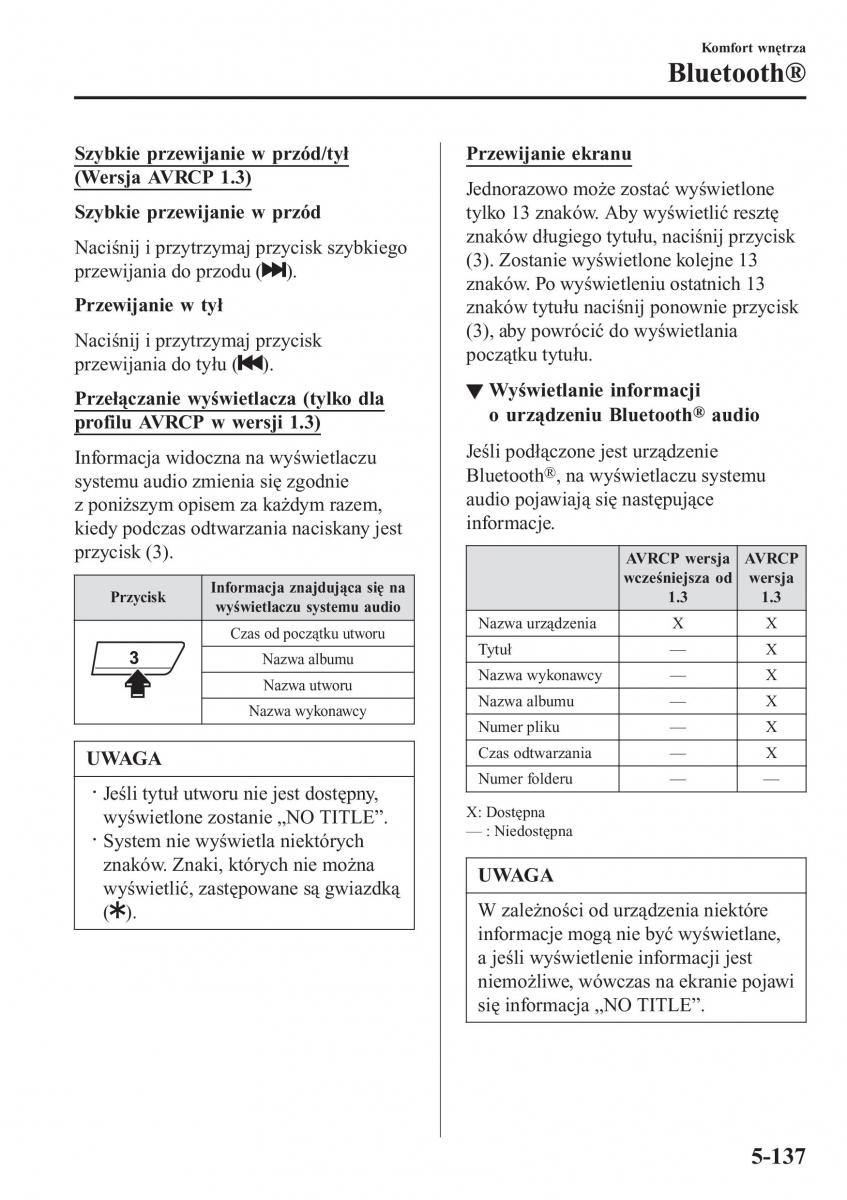 Mazda 2 Demio instrukcja obslugi / page 452