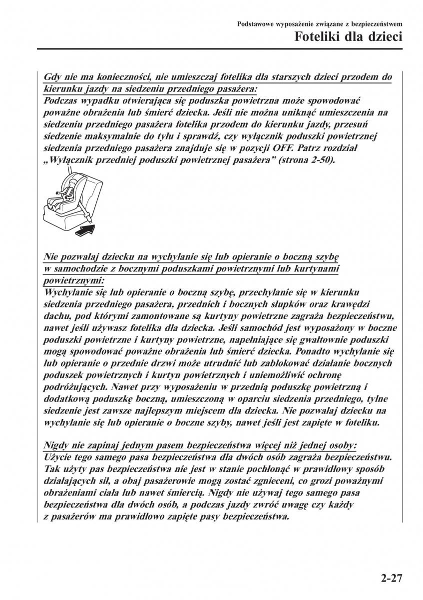 Mazda 2 Demio instrukcja obslugi / page 48