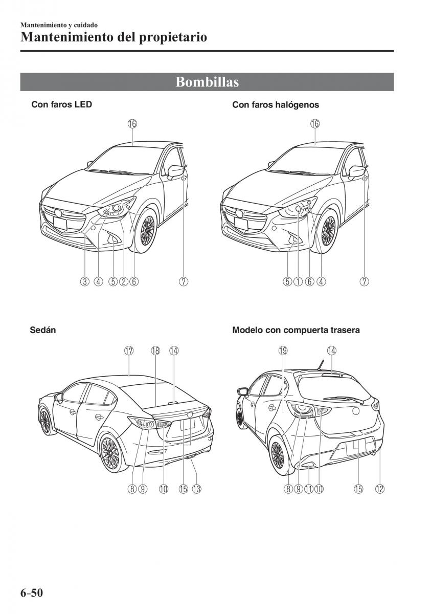 Mazda 2 Demio manual del propietario / page 543