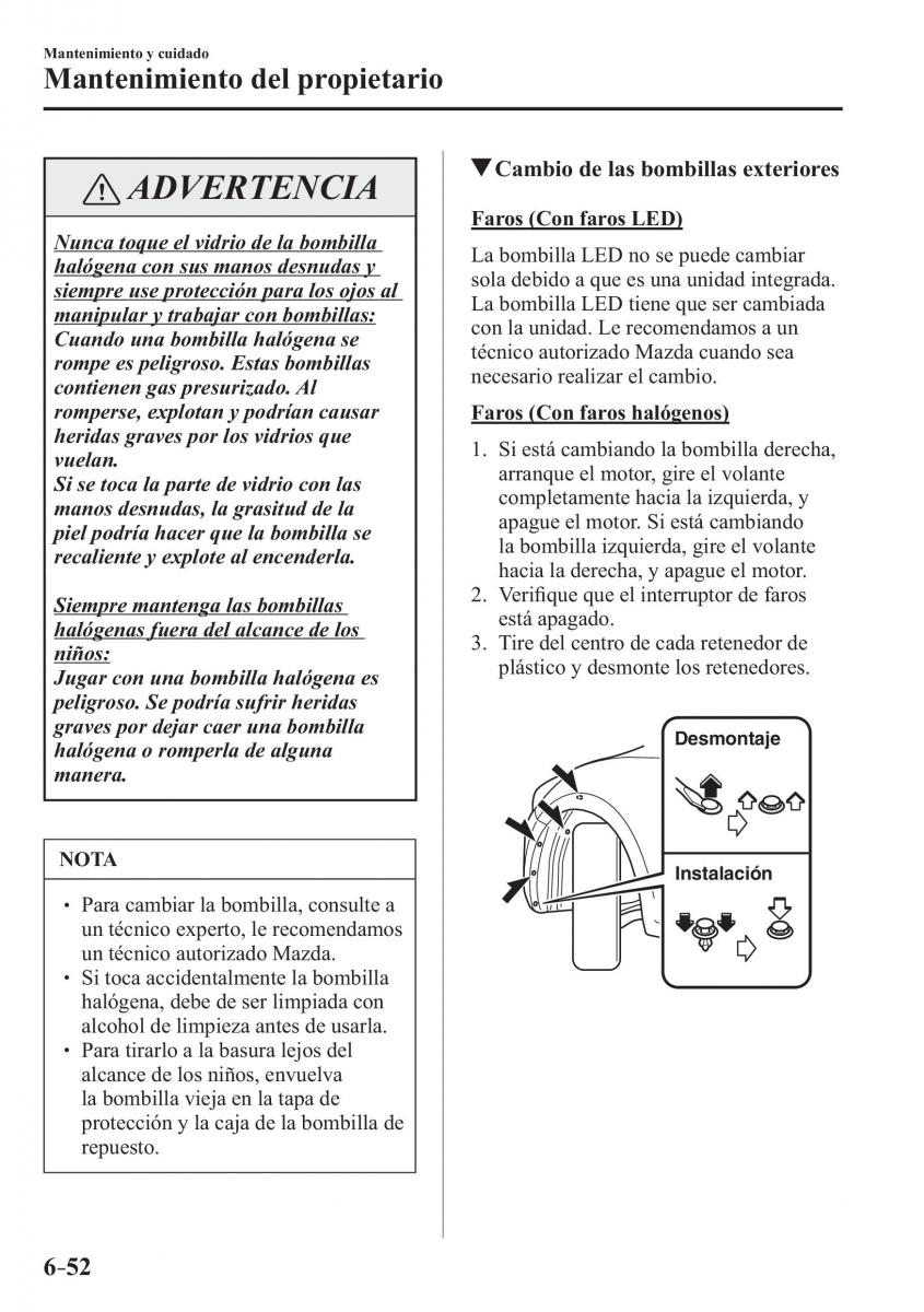 Mazda 2 Demio manual del propietario / page 545