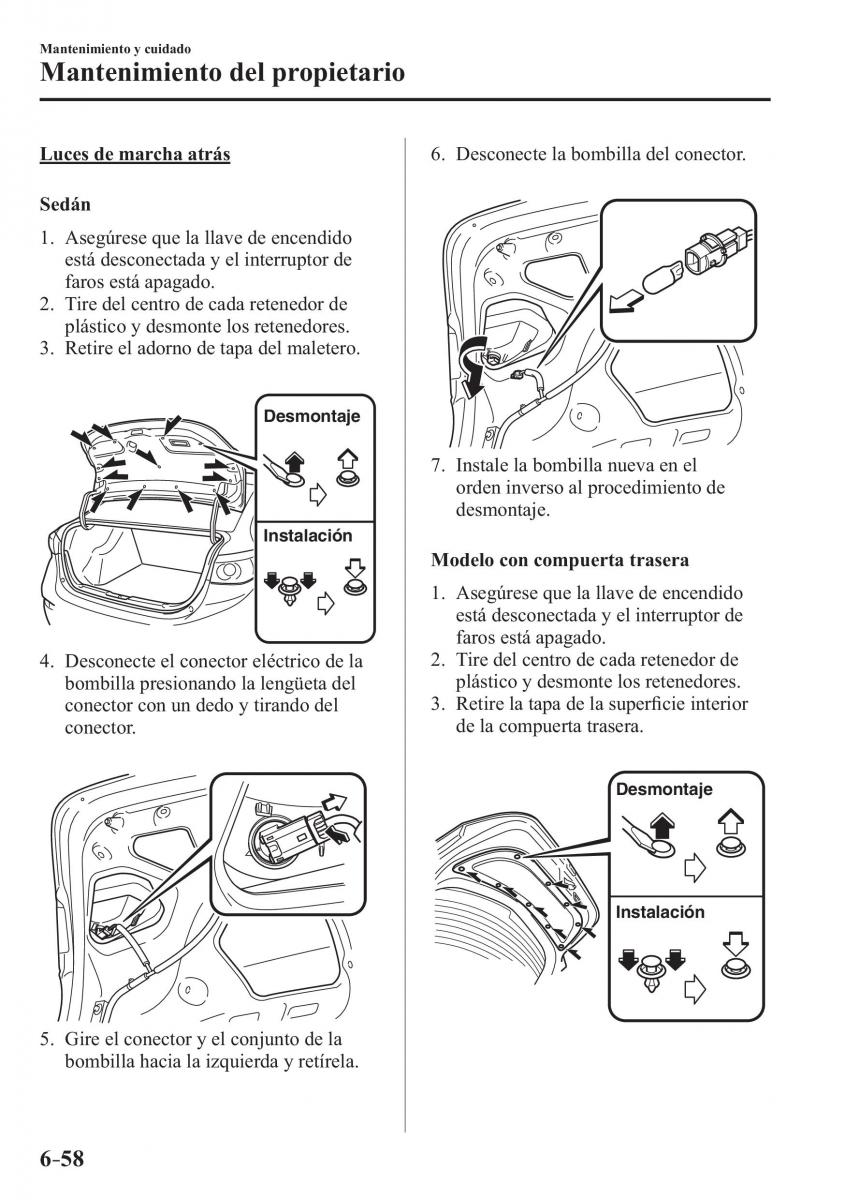 Mazda 2 Demio manual del propietario / page 551