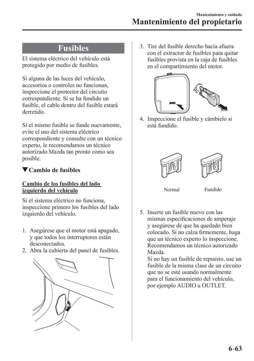 Mazda 2 Demio manual del propietario / page 556