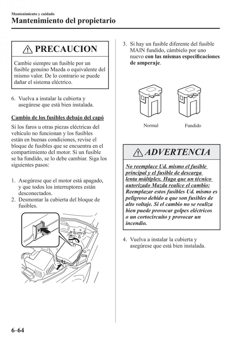 Mazda 2 Demio manual del propietario / page 557