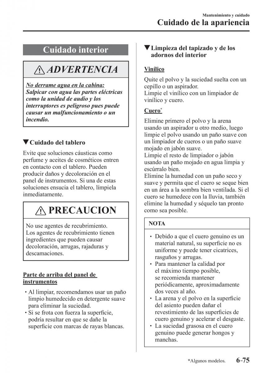 Mazda 2 Demio manual del propietario / page 568