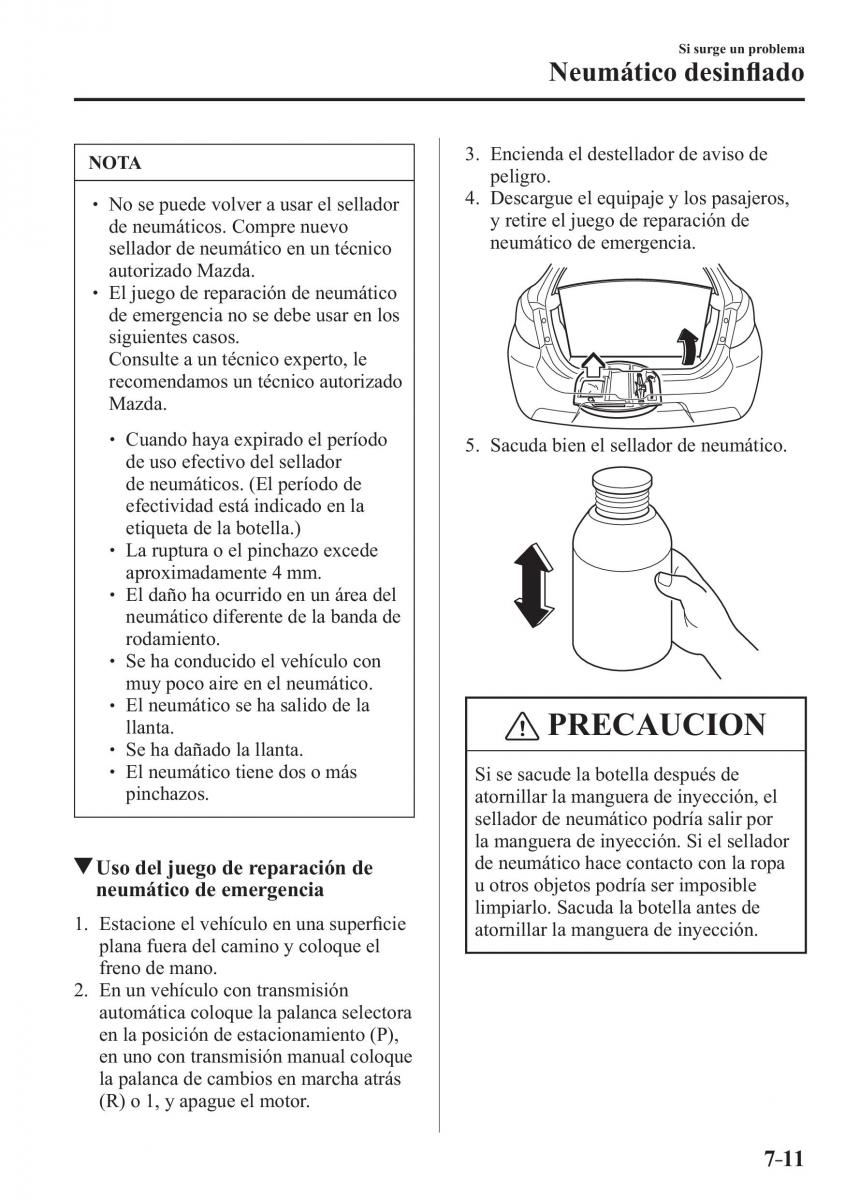 Mazda 2 Demio manual del propietario / page 582