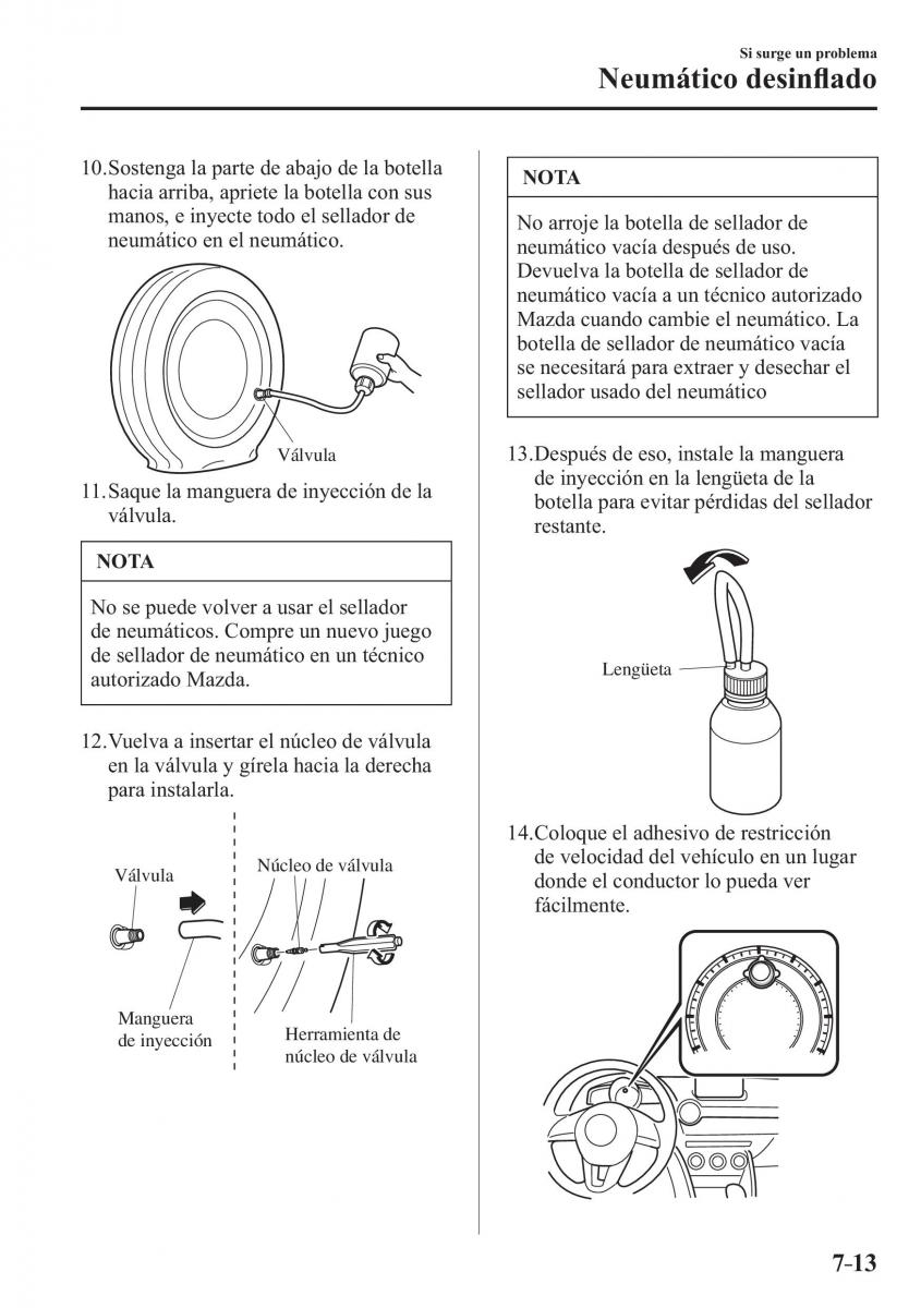 Mazda 2 Demio manual del propietario / page 584