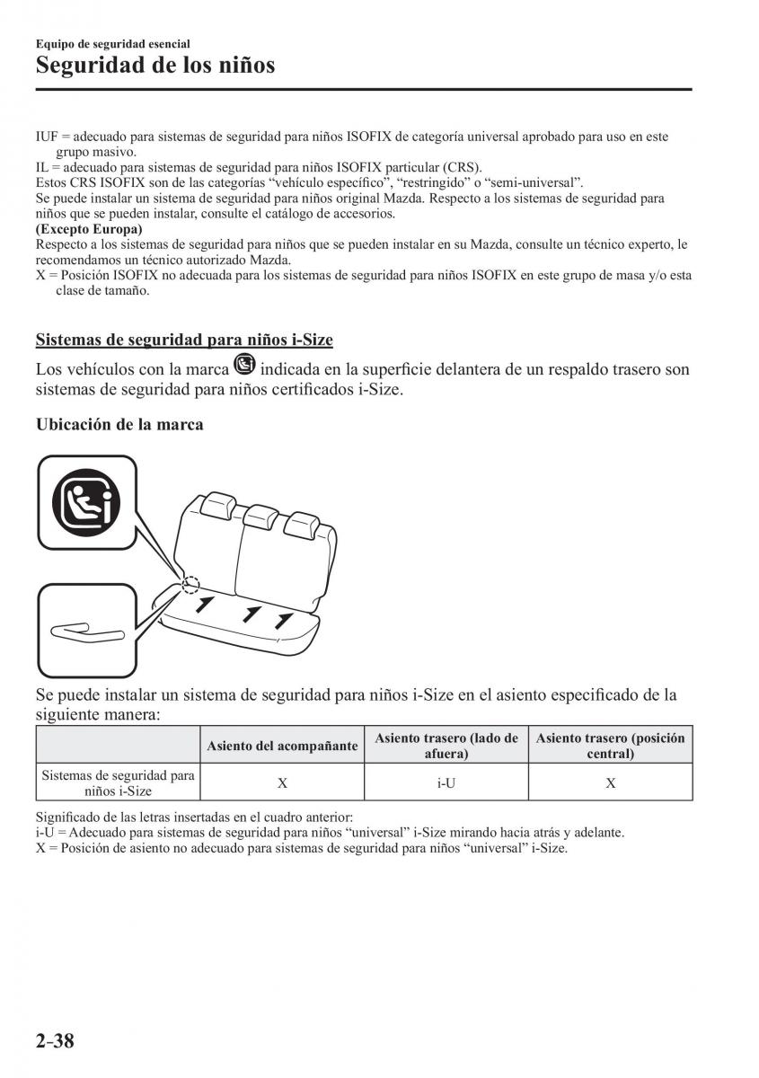 Mazda 2 Demio manual del propietario / page 59