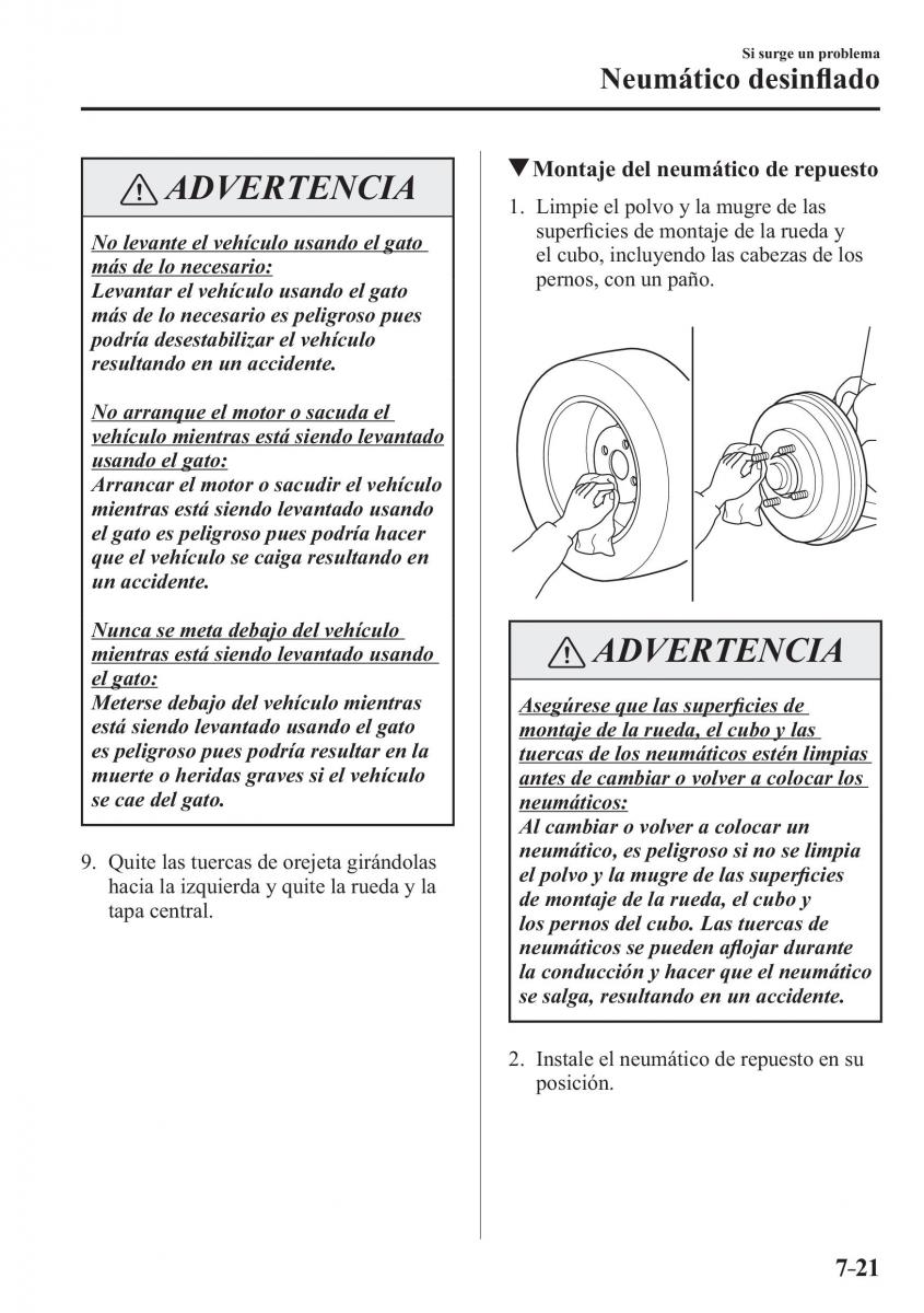 Mazda 2 Demio manual del propietario / page 592