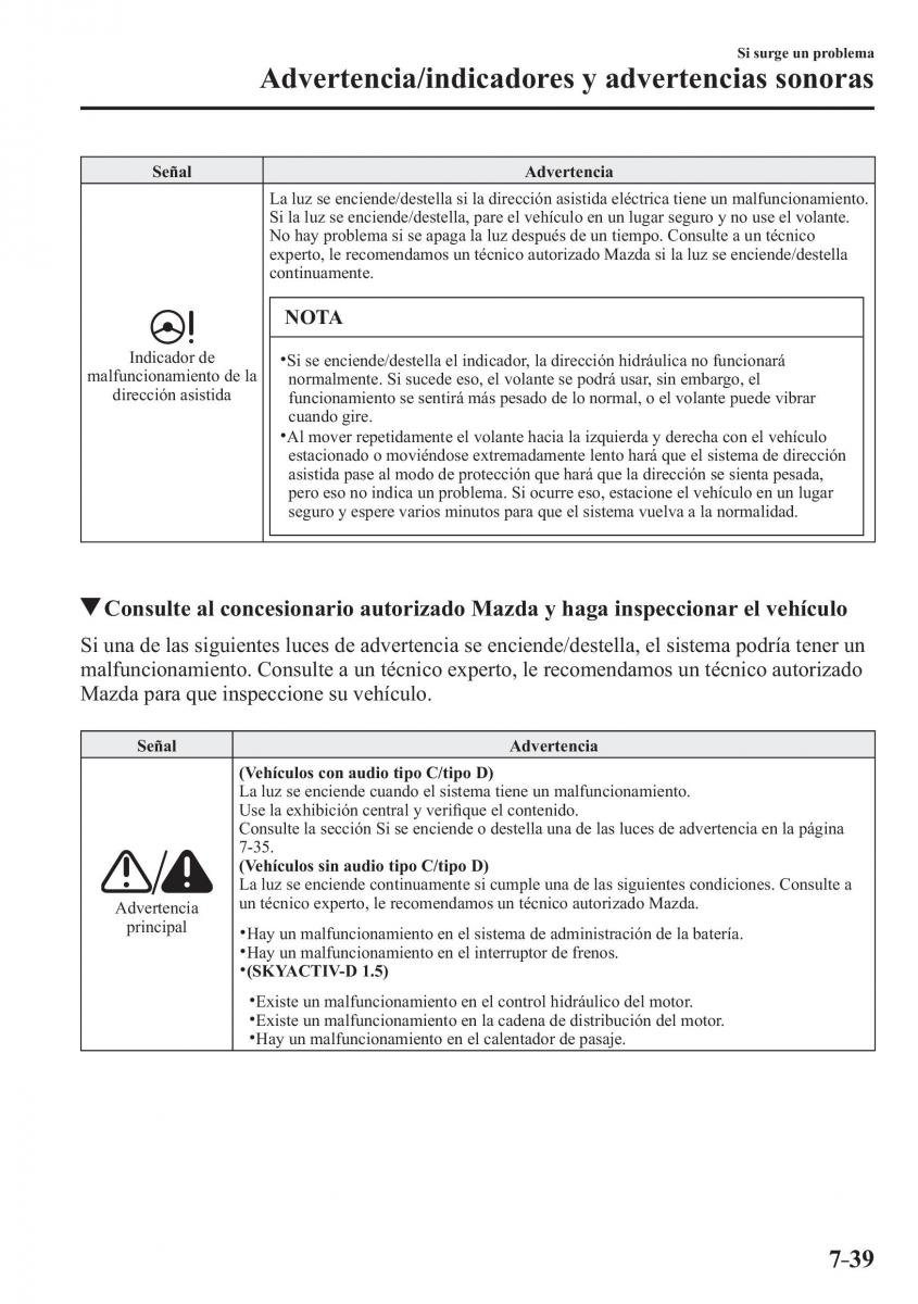 Mazda 2 Demio manual del propietario / page 610