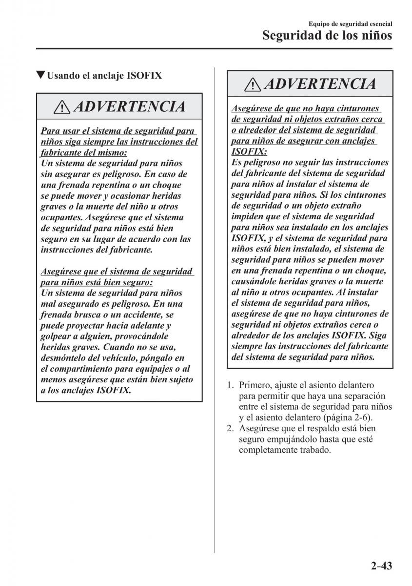 Mazda 2 Demio manual del propietario / page 64