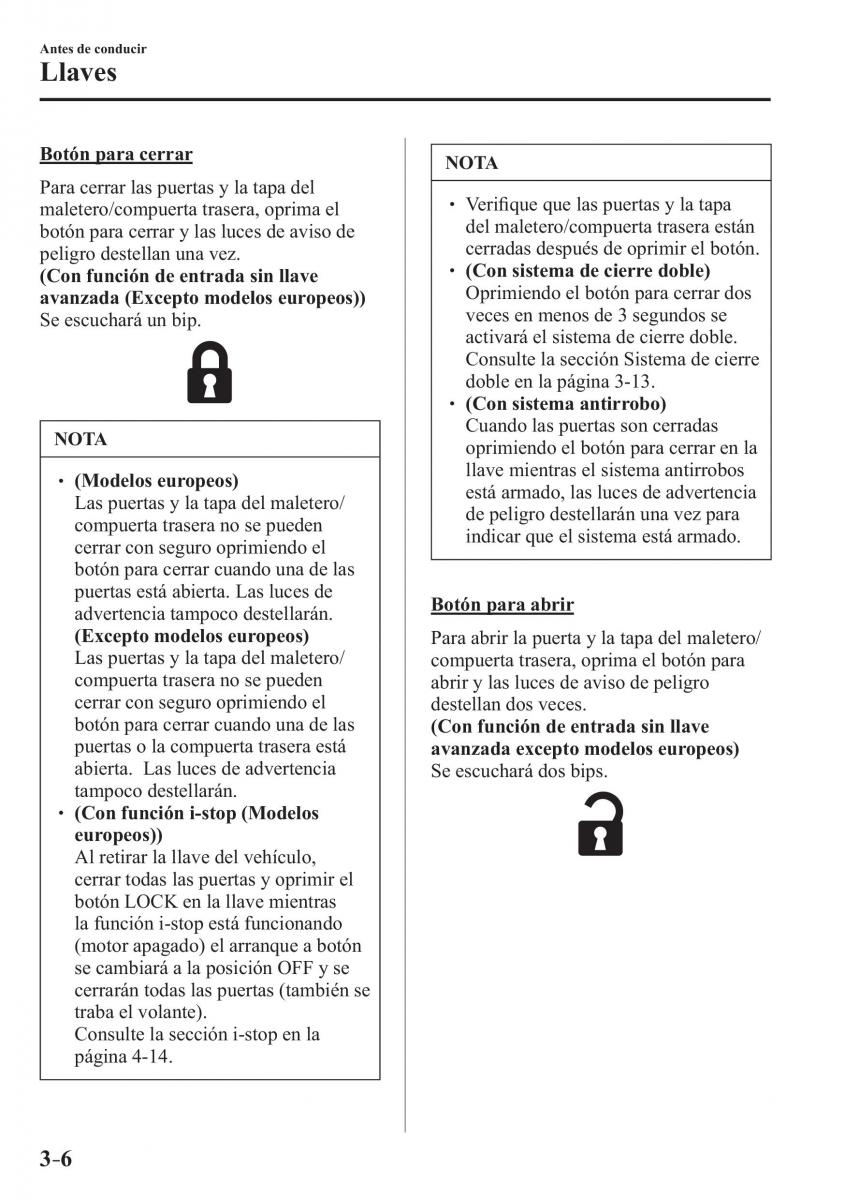 Mazda 2 Demio manual del propietario / page 93