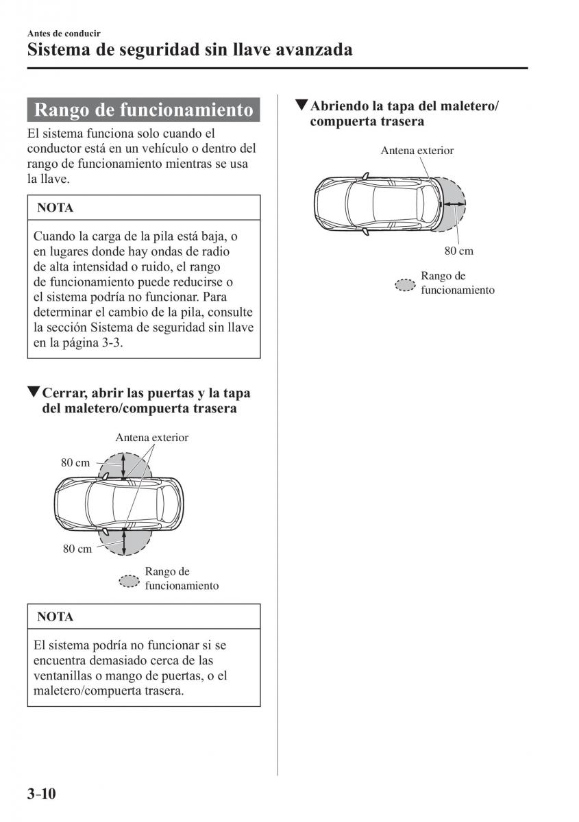 Mazda 2 Demio manual del propietario / page 97