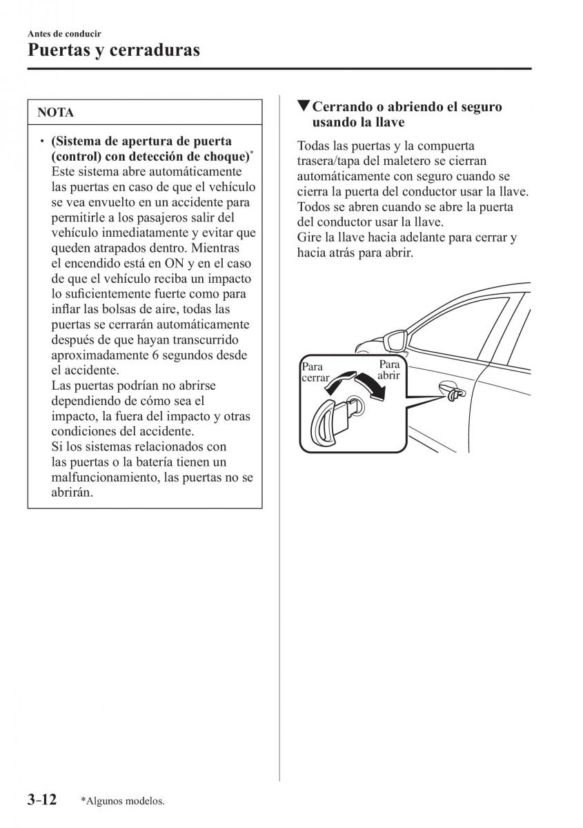 Mazda 2 Demio manual del propietario / page 99