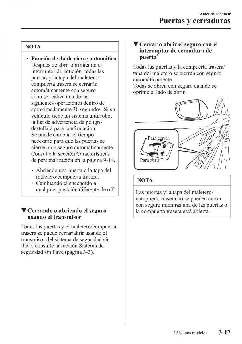 Mazda 2 Demio manual del propietario / page 104