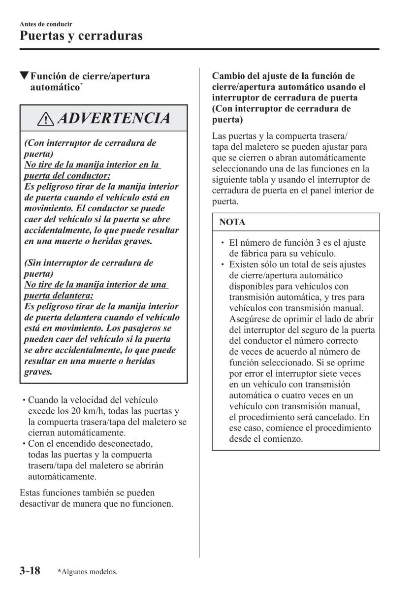 Mazda 2 Demio manual del propietario / page 105