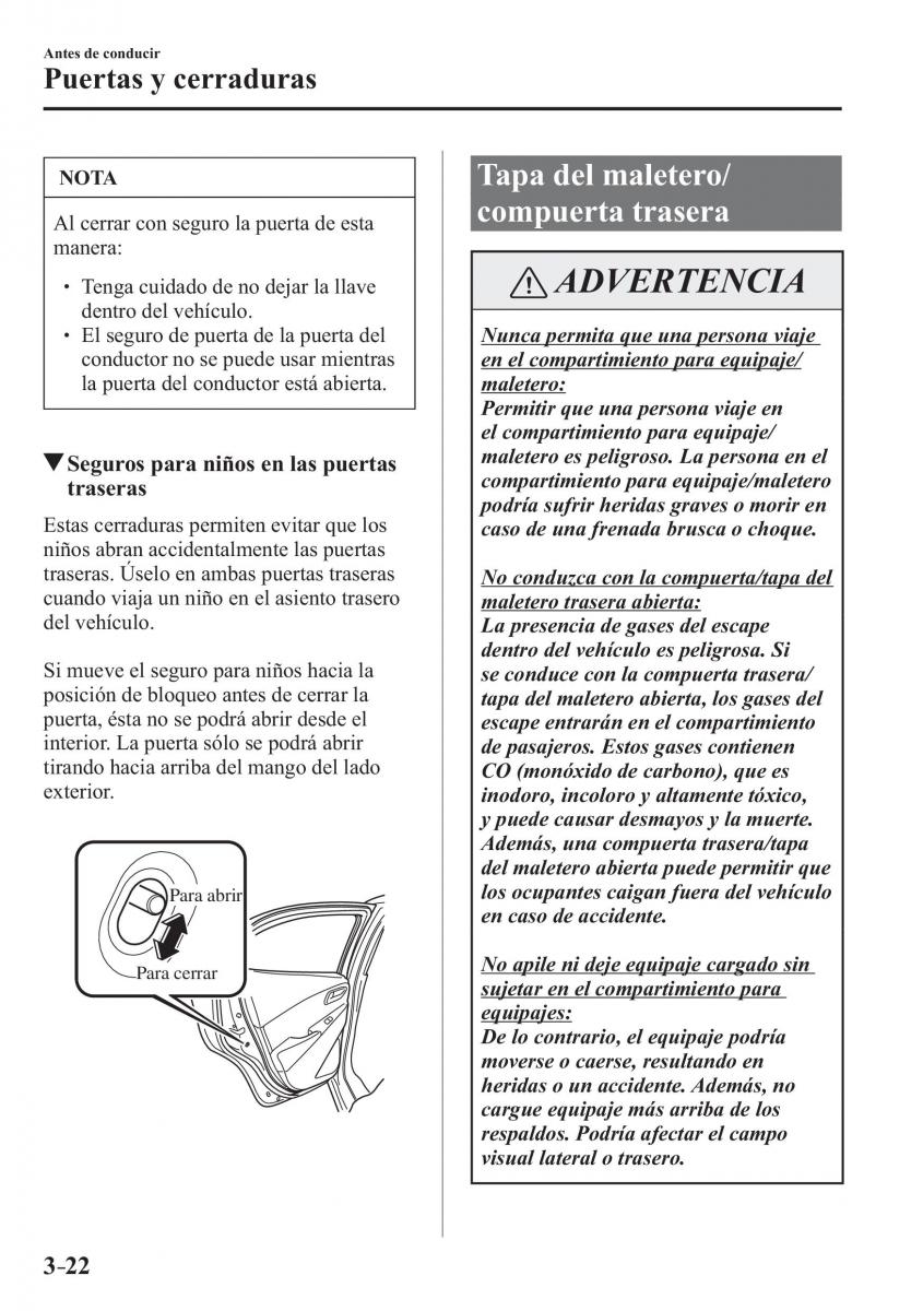 Mazda 2 Demio manual del propietario / page 109