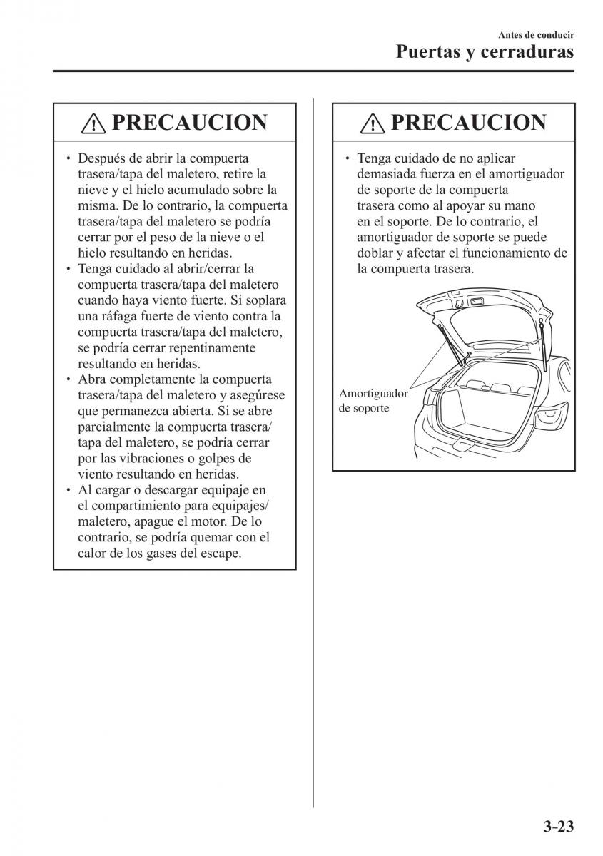 Mazda 2 Demio manual del propietario / page 110