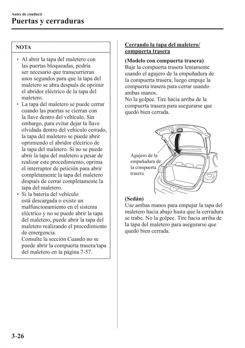 Mazda 2 Demio manual del propietario / page 113