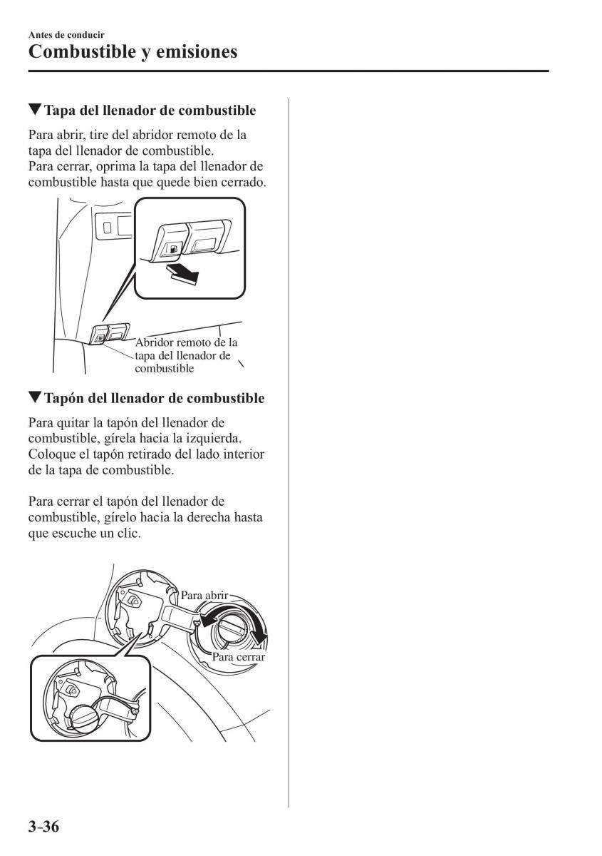 Mazda 2 Demio manual del propietario / page 123