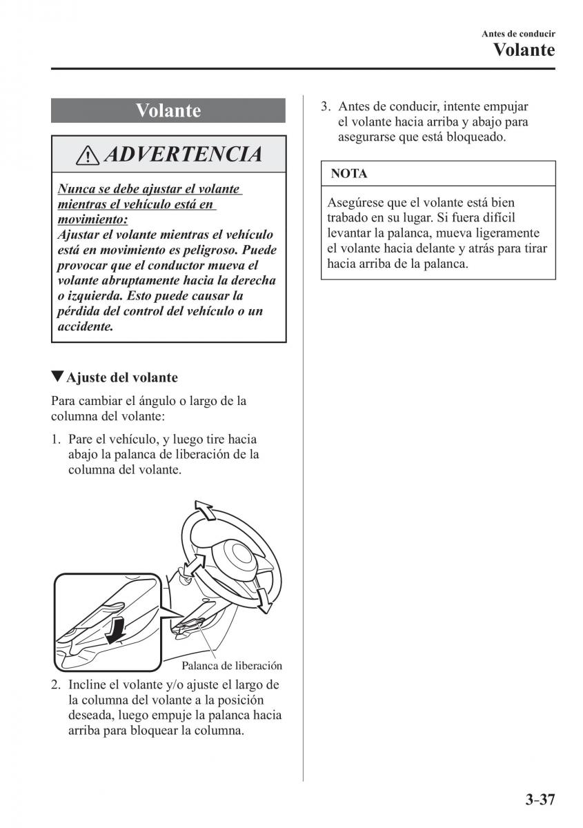 Mazda 2 Demio manual del propietario / page 124