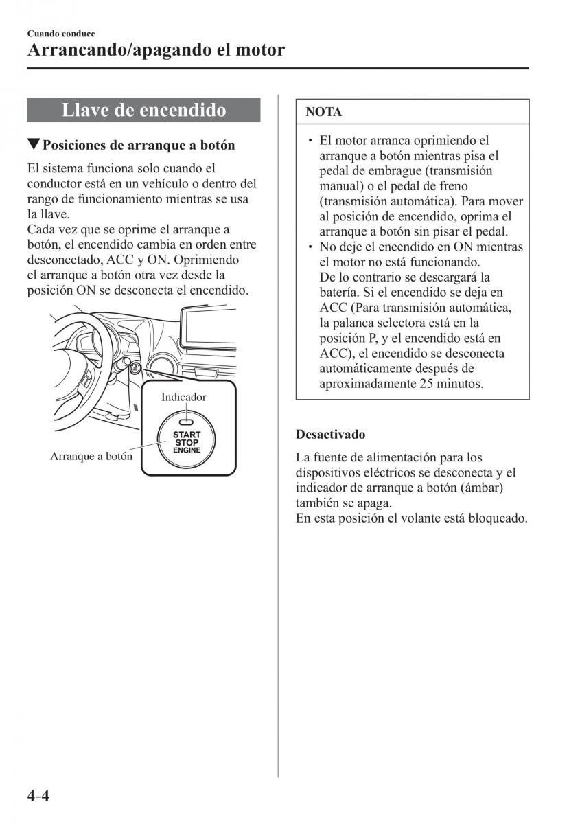 Mazda 2 Demio manual del propietario / page 161