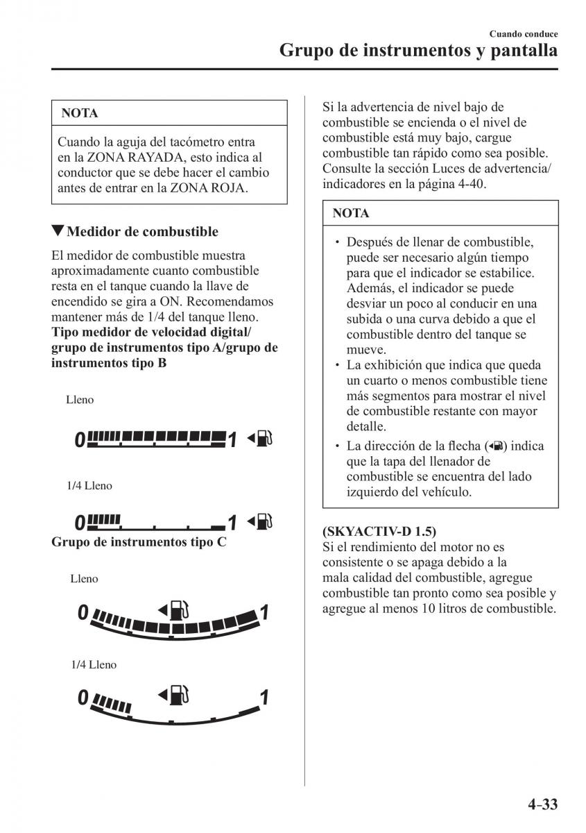 Mazda 2 Demio manual del propietario / page 190