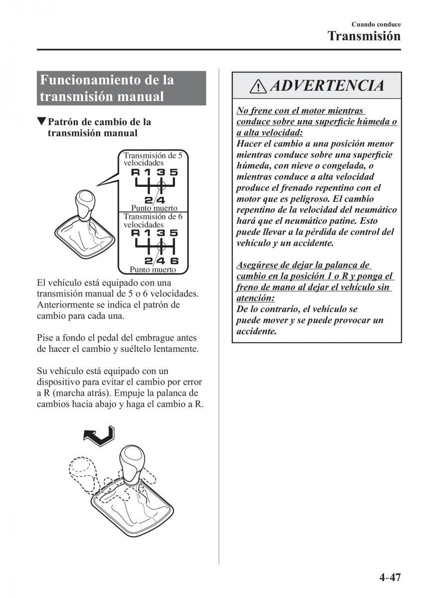 Mazda 2 Demio manual del propietario / page 204